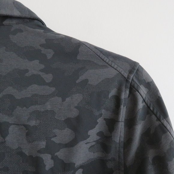 LULULEMON Down to the Wire Shirt in Black Obsidian Camo - Size S - Picture 12 of 15